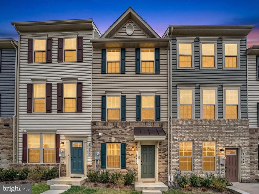 Welcome Home to 19712 Preservation Mews Montgomery, MD

Built in 2023 by Ryan Homes, this stunning townhome offers the space, style, and fresh-start energy your family has been searching for. With 3 bedrooms, 3.5 bathrooms, and thoughtful design throughout, this home is move-in ready.

The main level features an open-concept layout with hardwood-style flooring flowing from the living room through to the kitchen. The chef-inspired kitchen boasts white shaker cabinets, stainless steel appliances, quartz countertops, and a breakfast bar perfect for casual meals. A dedicated dining area rounds out the space beautifully. The living room offers endless possibilities and when the weather warms, step out onto your private balcony for your own outdoor escape.

Upstairs, three generously sized bedrooms give every member of the family their own retreat. The primary suite is spacious and sun-filled, while the additional bedrooms are ready to become whatever your family needs guest room, home office, or playroom. With 3.5 bathrooms, mornings run smoothly and everyone gets their space.