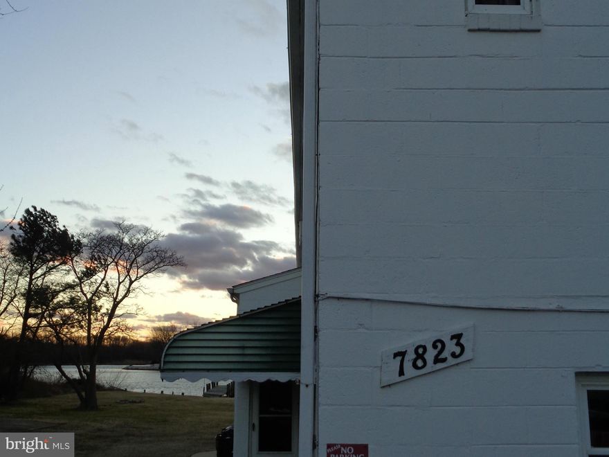 Rare Waterfront Opportunity!Apartment Home on Shallow Creek.Near Fort Howard & North Point State Park.Miles of trails and nature surround you. Bring your kayak, canoe, SUP, fishing pole, crab trap... an oasis.Denton Ave is a peninsula with waterviews on each side of the property.Freshly Painted.New Berber Carpet.Oil heat and water is included in rent.Electric paid by tenant.