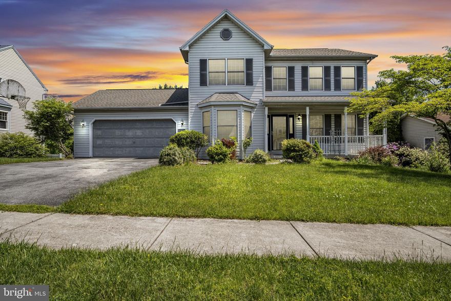 Location, Location and Location! This single family house for rent. Single family for rent located in Cumberland Valley School District . It has all - 4 bedroom 2.5 bath 2 story with over 2500  sqf (including finished basement space). It has front porch, and rear deck is ready for your personal events. Home features newer laminate flooring,  new refrigerator, new painted walls, primary bedroom suite with walk-in closet, 1st floor laundry, oversized two car garage with utility door, Formal dining room, living Room, nice bright Family Room leading to deck and partially finished basement. Eat-in kitchen has island, breakfast bar, and pantry. Heating is natural gas heat, gas stove, gas dryer and gas fireplace and central air. It is in a very convent location and easy to get to the shopping centers and highways - I-81, I-83, route 581. 15 minutes to Harrisburg. No smoking. No Pets. available on immediately. Convenient to shopping & high ways. Rent is $2400 per month, plus all utility. Security deposit is one month rent - $2400. Book your appointment with your agents and come to see it today!!!