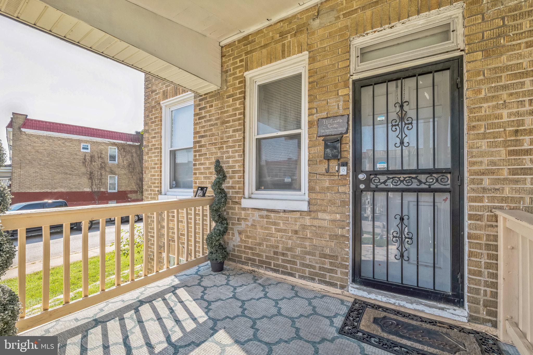 WELCOME TO THE NEW PARK HEIGHTS!!! This is a great opportunity to invest in this up and coming neighborhood. This end of unit row home feature private parking in the backyard, custom built shelving units, roof and hot water heater are less than 3 years old, security system, a green room, , solar panels to use as a power back-up, and a fire pit. Kitchen floor needs a little TLC. Just minutes away from I-83 for quick access to Downtown Baltimore, and the new Community Center. Don't miss this opportunity, schedule your showing TODAY!!!