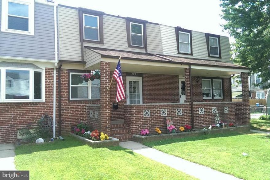 Beautiful move-in condition. 3 bedroom Townhouse brick. Country kitchen, wood and carpeted flooring, rear yard with new fencing, 100% cemented yard, covered deck and patio, 2 full baths, C/A central air and heat, attic pull down floored, Covered front porch, wash and dryer, home warranty included. Roof only 4 yrs. old. All windows have been replaced. The Listing agent is related to the Sellers.