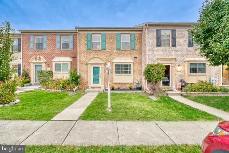 Fantastic 2 Bed /  2.5 Bath, brick front townhome. Open floor plan with bright, sunny living area with sliders that lead out to the back deck. Spacious, lower level family room with fireplace and walk-out to fully fenced back yard with patio that backs to common grounds and woods.  The home has been freshly painted and has new carpets.