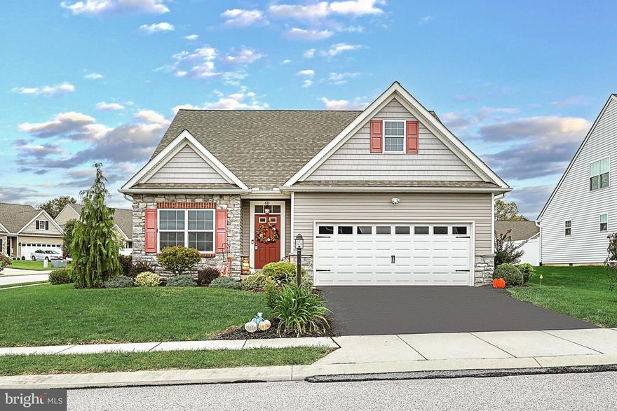 Newer home with attractive curb appeal, spacious open floor plan and lots of natural light. This 3 Bedroom, 3 Full Bath home is located on a corner lot in the Northeastern School District. Laminate floors that flow through through the Main Level. First floor Primary Bedroom with Full Bath and Walk-In Closet.  Kitchen with Granite Countertops, SS appliances, Pantry and a Large Island that is great for entertaining. Living room with beautiful Vaulted Ceilings and Gas Fireplace.  Laundry Room, Full Bathroom, and Second Bedroom also located on Main Level. The second floor features a loft area that overlooks the Living Room, plus a Large Bedroom and Full Bath. Exterior features 2 Car Garage, Covered Concrete Patio with Outdoor Ceiling Fan,  2 Car Garage and a Privacy Fence of the rear. Schedule your showing today!