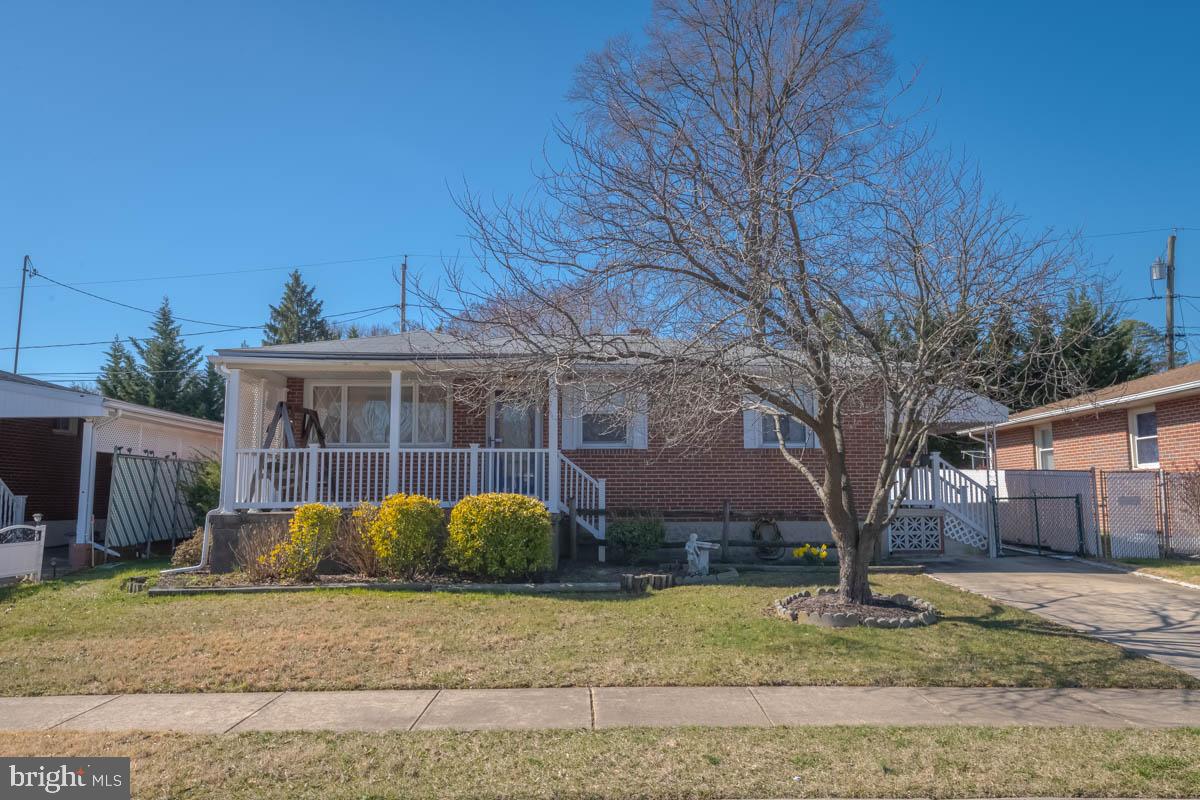 Welcome to 911 Essex Square! This charming all-brick rancher is nestled in the highly sought-after Macelee Community, offering a perfect blend of comfort and convenience. Step inside to discover a spacious main level, featuring a bright and airy living room, a dedicated dining area, and a well-appointed kitchen complete with Corian countertops, a stylish tiled backsplash, white appliances, and ample cabinetry & counter space. A convenient side door off the kitchen leads to your private backyard oasis—perfect for outdoor entertaining! The main level also boasts three generously sized bedrooms, all with ample closet space, and a full bath with a walk-in shower. Downstairs, the fully finished lower level offers a large family room with a cozy gas fireplace, a half bath, and a spacious utility room for extra storage. Plus, there's a versatile work/craft room equipped with a workbench and cabinets, ideal for DIY projects or hobbies. Outside, enjoy a fenced-in backyard, perfect for backyard BBQs, gatherings, and relaxation. After a long day, unwind with tranquil evenings on your covered front porch, the perfect spot to sip your favorite beverage and take in the peaceful surroundings. A large shed offers additional storage. Location is key! This home is conveniently situated near I-695, I-95, and Route 40, providing easy access to shopping, dining, Martin State Airport, Gunpowder Falls State Park, waterfront parks, and Rocky Point Golf Course. For added peace of mind, recent upgrades include: Central Air Conditioning (2024), Boiler (2024), Roof (2023), New Side Steps (2023), Water Heater (2016), Generac Whole House Generator (2009), Newer Windows. Don't miss this incredible opportunity to own a beautifully maintained home in an unbeatable location! Schedule your tour today!