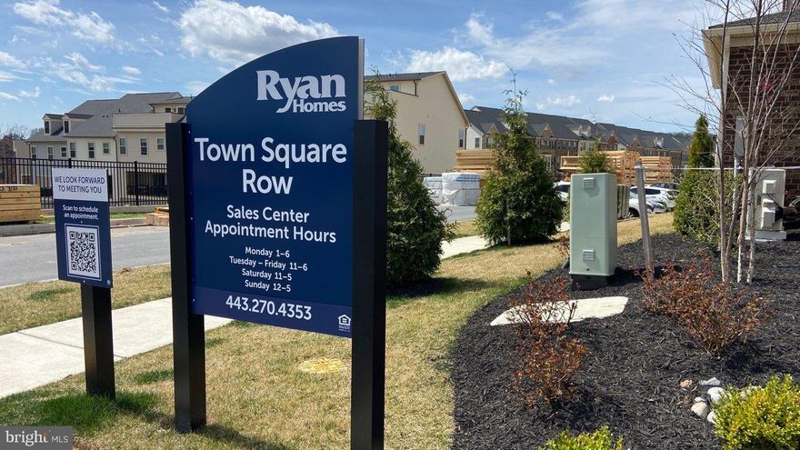 Do not miss this brand new townhome located in Town Square Row, Ellicott City. Town Square Row is a community located in the heart of Howard County and within a short distance to Turf Valley's shopping and dining district. This unique and spacious 3 bedroom and 2.5 bathroom townhouse has upscale fixtures and finishes throughout. Enter from a park-like setting into your lower level living/dining area and gourmet kitchen. This level has a powder room, large pantry and a 1-car garage. The second level features a huge primary bedroom with an en suite bathroom complete with double sinks, double shower heads and double walk-in closets!! There is also a sunny and bright second bedroom with double french doors leading to a patio, a third bedroom, full bathroom and laundry room with full size appliances and utility sink. Water and Sewer is included in your rent. Town Square Row in Turf Valley offers charm and urban conveniences while providing suburban day to day living. This is a home you will not want to delay seeing. MUST HAVE A 680+ credit score. No smoking. No pets.
