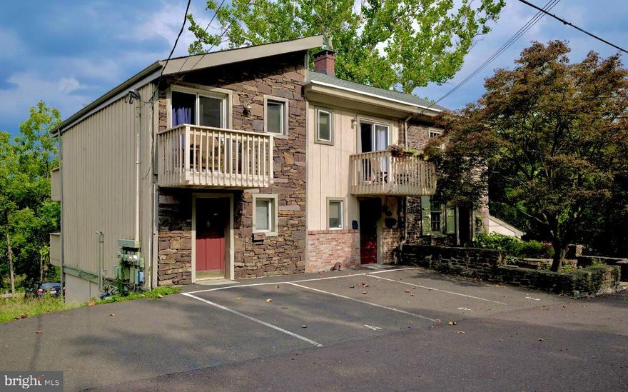 Incredible opportunity to own a fully leased, 4 unit multi-family building in the heart of New Hope, PA! This offering is also inclusive of an income producing parking lot which services up to 47 vehicles (currently being rented by The Bucks County Playhouse).  All four units are 1 bed/1bath with beautiful canal views. Rents are currently under market value and there is also an opportunity to create one additional apartment in the building (pending township approvals).  Really good New Hope multi-family properties are few and far between, especially in such a desirable location.  There is also a healthy amount of upside as 60 New St has the potential to generate an even stronger return on your investment. Showings will be limited to specific dates and times.