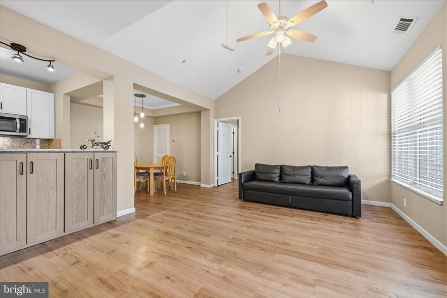 Welcome to 46628 Drysdale Terrace unit 301, a fully renovated condo in the sought-after Riverbend at Cascades community. Completely updated in 2026, this home features high vaulted ceilings and a bright, open layout with a spacious family room, separate dining area, and a modern kitchen with new cabinetry, countertops, and appliances. The primary suite offers a renovated private bath and ample closet space, along with a second bedroom and full bath for added flexibility. Enjoy a private balcony, in-unit laundry, and additional storage, all in a prime location near shopping, dining, major commuter routes, and Cascades amenities. Turnkey and move-in ready.