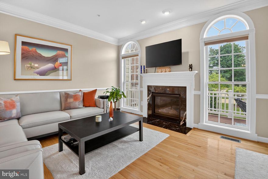 58 Sharpstead Lane is a stunning brick-front townhome with over 3000 square feet of bright and open living space spanning three luxuriously finished levels located in the sought after neighborhood of Crown Pointe. This impeccably maintained home offers a bright and open walk out lower level, a spacious two car garage, and a large sunny deck. You will love the hard wood floors, open floor plan and convenient gas fireplace. The entry level provides access to the garage and back yard as well as a large recreation room, utility room and full bath. The main level boasts a chef’s kitchen with large island, an attached family room with a gas fireplace and access to the spacious deck, and a dining room with room for a large dining table.  The dining room is open to the living room for excellent entertainment flow.  Upstairs you will find the Primary ensuite with a walk-in closet, as well as the laundry room, hall bath and two additional spacious bedrooms. This home is located about a half-block to the neighborhood tot-lot and within walking distance of Green Park.

Located in the City of Gaithersburg, Crown Pointe is a lovely community with mature trees and open green space. It’s easy walking distance to Downtown Crown and Rio Lakefront, which offer a range of dining options from casual spots to more polished eateries that cater to lakefront views, comfortable gatherings, and outdoor dining options. Convenient retail, a grocery store and trendy boutiques make it easy to run errands or enjoy a quick shop. Paddle boats, a carousel, art displays, a movie theater, and a lakeside walking path offer entertainment options for everyone. The Kentlands and Muddy Branch Square are nearby offering even more shopping, dining, and entertainment options.  The Red Line Shady Grove Metro is minutes away and easy access to I270 and I370 make this location a commuter’s dream. The City of Gaithersburg, Maryland, boasts a diverse range of top employers, particularly in the fields of healthcare, biotechnology, and government. Key companies include AstraZeneca, Emergent BioSolutions, and the National Institute of Standards and Technology (NIST). Other notable employers include Marriott International, Lockheed Martin Information Systems and Global Services, and various biotechnology companies like Altimmune, MaxCyte, and MacroGenics. Beginning with the 2027-2028 School Year, the schools for this property will be: Wootton at Crown HS, Frost MS, Fields Road Elementary School.