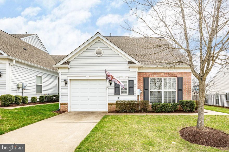 Welcome to 95 Legend Drive in Falls Run, an exclusive community for those over 55 that offers exceptional value for your investment. This well-established neighborhood has ironed out all the details, boasting a gorgeous Clubhouse complete with a spacious indoor pool, gym, and a bustling social scene right at your doorstep. With a variety of optional activities and pastimes available, you may find it hard to ever want to venture beyond the community grounds. All you need to do is simply move in and start enjoying your new home, with no need for mowing the lawn or dealing with excessive household responsibilities. This delightful single-level residence features a one-car garage and a private side entrance leading to a welcoming foyer. The foyer, kitchen, and hallways showcase beautiful hardwood flooring, and a built-in recessed art shelf in the foyer adds an eye-catching decorative touch. The large dedicated laundry room offers plenty of built-in cabinetry for storage, while the flexible room layout provides various usage options. Bright and comfortable, this home boasts a fantastic floor plan. Please note this unit is an end unit and has windows along one interior side unlike some of the others.  The kitchen is equipped with a large island and flows into the family room, which opens up to a charming patio through sliding doors. The side and backyards offer ample space for pets and grandchildren to play safely. The primary suite is spacious and bright, featuring a generously sized walk-in closet. Two other guest bedrooms one which is (ntc) and is used as an office. With minimal maintenance and no yard work required, this home is in excellent condition and ready for you to move in. Enjoy the convenience of a simplified homeownership experience at 95 Legend Drive - life just got a whole lot easier!