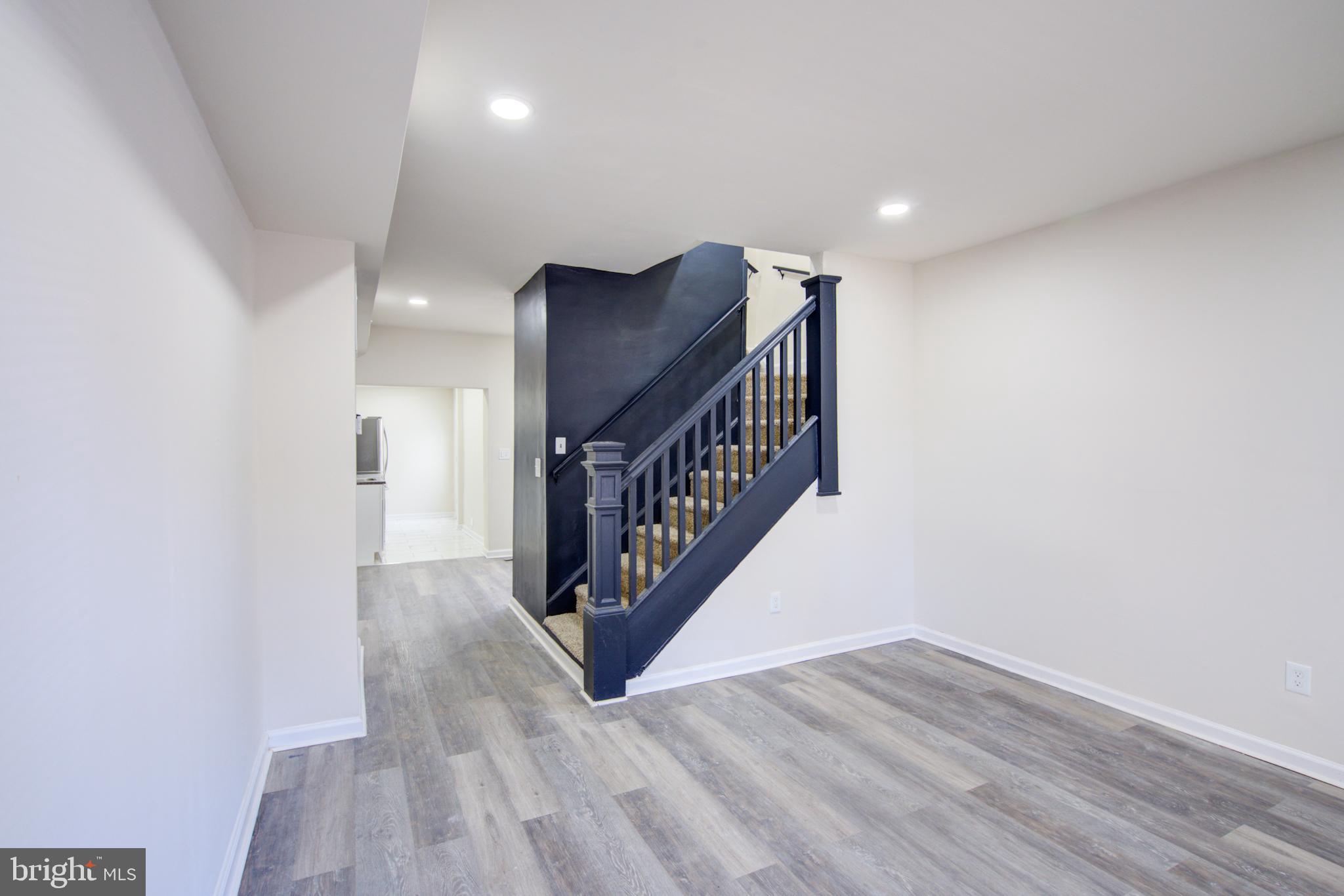 Welcome home to this beautifully updated 2-bedroom, 1.5-bath gem! This cozy residence has been thoughtfully remodeled so the new owner can move right in and enjoy. The main level features stylish flooring, a modern kitchen with a sleek backsplash, granite countertops, a stainless steel sink, and a double-door refrigerator with ice maker. You'll also find a convenient half bath and a walk-out to a spacious, fully fenced backyard — perfect for entertaining or relaxing outdoors. Upstairs offers two bedrooms with brand-new carpet and a full bath featuring a skylight that fills the space with natural light. The lower level includes a finished entertainment area, storage space, and washer/dryer hookups for added convenience.
All that’s missing is your personal touch. Don’t miss the opportunity to make this charming home your own!