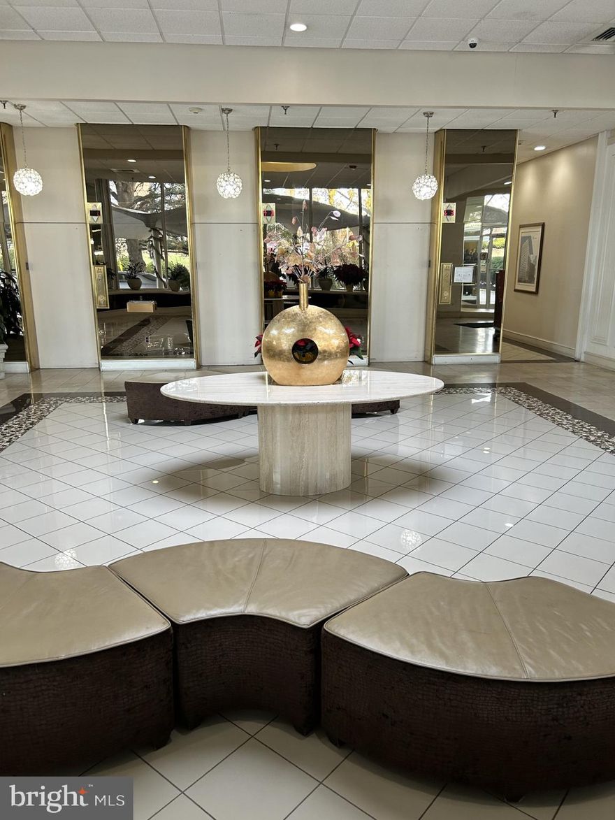 Welcome to convenient living at Park Place Condominium! Spacious one bedroom, one bathroom unit with living/dining area  and galley kitchen. The amenities include access to two (2) community pools; one indoor next to the fitness area, one outdoor.  Central air.