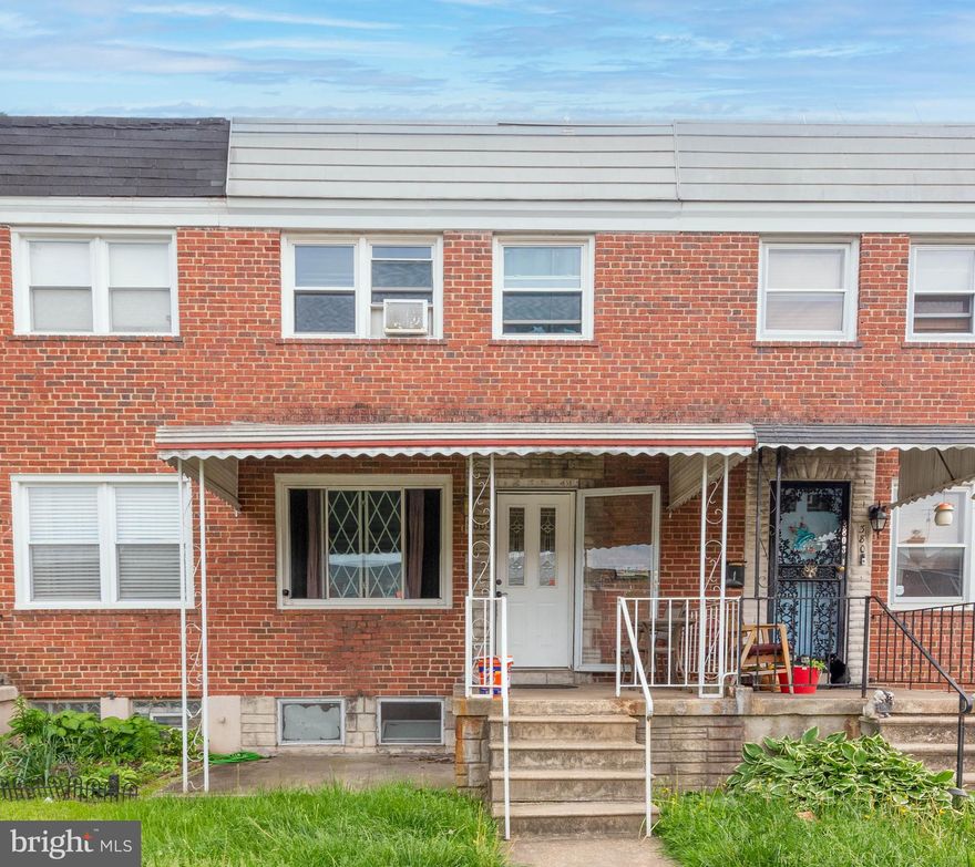 List price is Opening Bid at the Online auction to be conducted on Auctioneers website.  Auction ends Monday, June 9, 2025 at 12:00 PM. Tenant Occupied Porchfront Townhome in the "Belair-Edison" Neighborhood of Baltimore City improved by 3 bedrooms and 1 full bathroom. The main level of the home includes a living room/dining room walkthrough and a galley kitchen with access to the backyard. The upper level has 3 bedrooms and 1 full bathroom. The lower level is partially finished with a family room area, utility room & laundry area. Features Include: Fenced in Backyard, Central AC, Washer & Dryer, Wood type floors throughout. Current Monthly Rent - $1,552.50 & Current Annual Rent - $18,630. Do not miss this great opportunity!