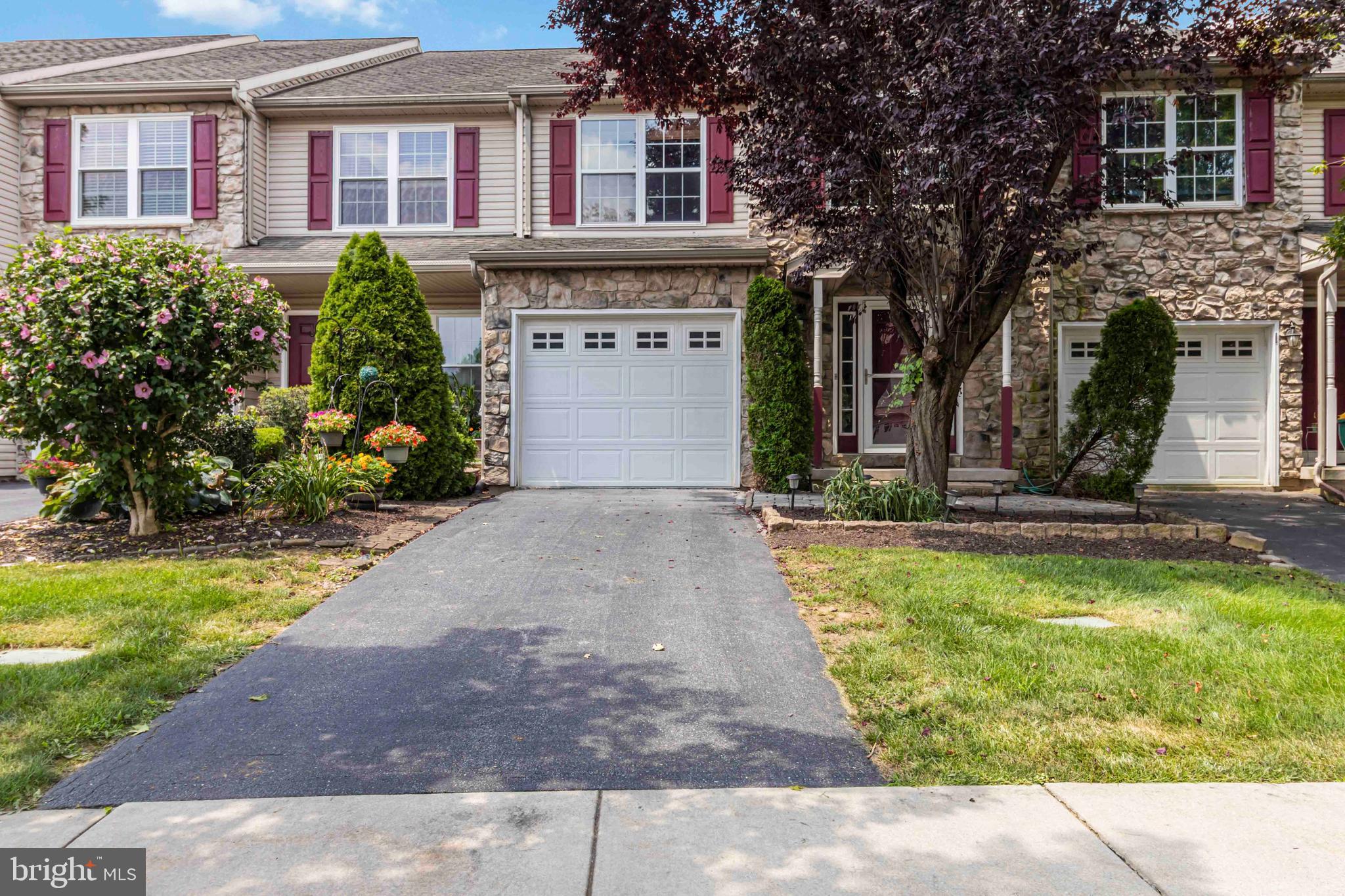 Welcome to this exceptional townhome located in the highly desirable Park Place of Hershey community. This rare opportunity offers a perfect blend of comfort, convenience, and low-maintenance living. Minutes from the Hershey Medical Center, Hershey Country Club, premier golf courses, and all the attractions and charm of Hershey. The main level features a grand two-story foyer and rich hardwood floors throughout. Offering a well-appointed kitchen with granite countertops, abundant cabinetry, and a bright dining area with access to a private deck, perfect for outdoor entertaining. The open-concept family room is centered around a stunning three-sided fireplace that also warms the formal dining room, creating a welcoming and elegant atmosphere. A main-level laundry and half bathroom add convenience to everyday living. Upstairs, you will find three generously sized bedrooms, all with hardwood flooring, no carpet. The primary suite includes a private full bathroom, with soaking tub and walk in shower. While two additional bedrooms share a second full bath, offering plenty of space for family, guests, or a home office. A feature not often found in most townhomes in the area is the full unfinished basement offers outstanding storage space and endless potential to create additional living areas tailored to your needs. Plus, the one car attached garage and driveway parking. Whether you are a medical professional, golf enthusiast, or simply looking to enjoy a vibrant and upscale community, this townhome checks all the boxes. Do not miss your chance to own in one of Hershey’s most sought-after neighborhoods!