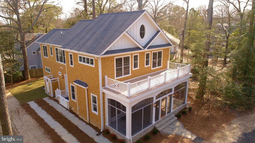 The ULTIMATE  Beach Home , on  a tree lined , private  street in north Rehoboth ,  New  Custom ,   2972 sq. ft. home ,boasting a coastal  style floor plan    , cedar siding ,     Anderson windows , 5 bedrooms ,  first    floor bedroom  & 5 1/2 baths , only  1 1/2 block   walk to the Atlantic  . Thermador  appliances,      wood floors , stone   counters , first floor  washer and dryer ,  full 6'6"basement w/ egress window ,  basement  is finished   front screened porch to enjoy those summer breezes and a rear pergola are for & barbecuing $ privacy .New built in closets  in basement , for all that extra        storage . A remarkable home to be enjoyed all    summer .. Call today