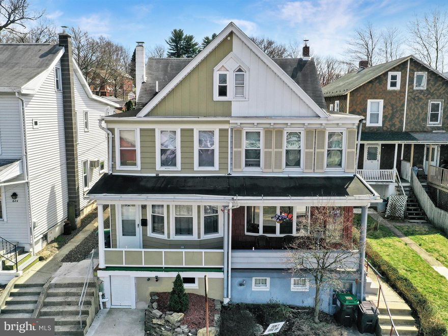 Charming 2-3BR/2BA semi-detached located within easy walking distance to Schuylkill Haven Elementary, Middle and High School, downtown, local restaurants, post office and shops. Well-maintained, updated home, exemplifying pride of ownership. Front entryway leads to spacious living room with hardwood flooring, dining room and eat-in kitchen, brightly painted and welcoming.  2nd level features 2 FULL bathrooms and two bedrooms plus oversized storage closet or potential office space. Main bedroom with large closet and private, upgraded bathroom boasting neutral whites and hardwoods, an absolutely gorgeous addition!  3rd level is situalted perfectly for another bedroom or office/loft space and extra storage. Welcome home to your fenced backyard with inviting  concrete patio and convenient tool storage cabinets. Newer bay windows in living room. Well-kept basement with exterior egress. Newer sidewalk. Plumbing upgraded to PVC. Electric up to code. Schuylkill Haven offers many hidden gems and gorgeous mountain views plus close proximity to schools, shopping and highway 61. Schedule your tour; bring your best offer! Please schedule Settlement after 5/3.  Seller will replace carpet with a neutral color in main bedroom, main bedroom closet, bedroom 2 and stairs or offer carpet allowance. Trim and painting will be complete prior to Settlement, per Seller. Pre-Approved Buyers only.