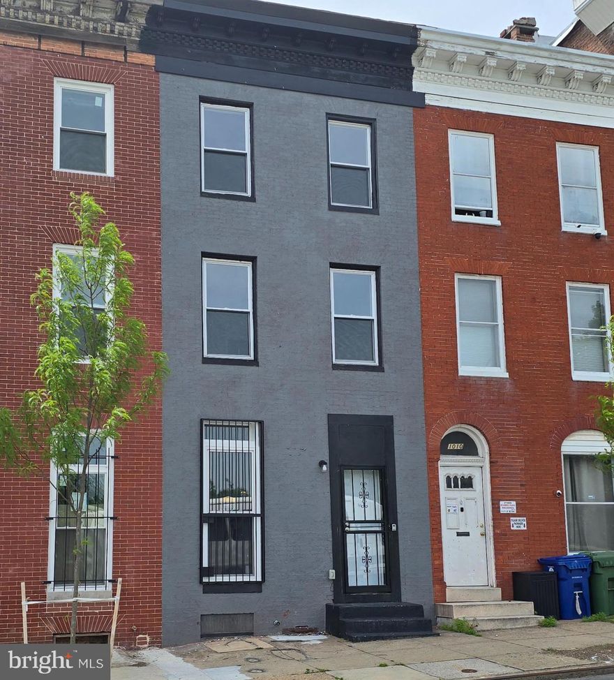 *********FOR SALE ONLY. NOT A RENTAL**********

Stunning renovation on the 1000 block of N Eden Street across from World Famous Madison Square Park. Welcome to 1008 N Eden Street. Over 2000 square feet of luxury. The interior is tastefully appointed with all that makes Baltimore Special. Exposed brick, City views from the huge windows , an abundance of natural light, open floor plan and neutral paint to accent any color. 3 generous sized bedrooms and 3.5 bathrooms occupy the upper levels. The entire top floor is the Primary Bedroom suite. Complete with a walk in shower, sitting area, double sinks and French Doors that take you to the bedroom. The primary bedroom is huge with a walk in closet, recessed lights, stylish fan, tall windows and a vaulted ceiling that ranges from 10 to over 15 feet at its peak. Absolutely beautiful. Now, for the Gorgeous Gourmet kitchen. Stainless steel appliances, Granite countertops, new soft close cabinets and drawers, custom backsplash and a chef inspired island. Don't miss this opportunity. This would make an excellent investment as an  AIRBNB.