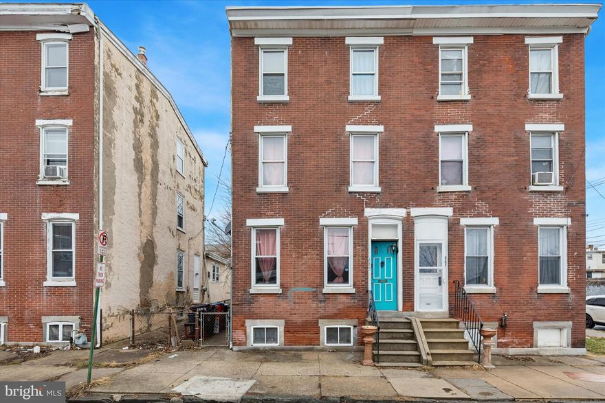 Attention investors and first-time buyers! Don’t miss this excellent opportunity to own a spacious twin brick home in the rapidly growing Norristown market. This 4-bedroom property with convenient side access offers great potential for both owner-occupants and investors alike.  Inside, you’ll find wood flooring, a large and bright combined living and dining area, and a functional eat-in kitchen with a rear mudroom—providing flexible space ready for your vision or continued rental use.  Key features include updated electrical, replacement windows, a fenced rear yard, off-street parking, and a detached 2-car garage with electric—an exceptional bonus for added value and tenant appeal.  Ideally situated on a developing street directly across from the upscale Corson Street Apartments, this home benefits from ongoing revitalization and investment throughout the borough.  Currently tenant-occupied on a month-to-month lease, this property offers immediate cash flow with strong upside potential. Rents are currently below market value based on 2026 MCHA Payment Standards, providing an opportunity to increase income over time.  Perfect for investors at any level or buyers looking to build equity, this property is available individually or as part of a package with 625, 651, and 653 Corson Street.  Sale is subject to a 1031 Exchange. Buyer is responsible for Norristown U&O requirements and obtaining all necessary approvals.  Schedule your showing today—this is a great opportunity to own a cash-flowing property in a high-growth area!