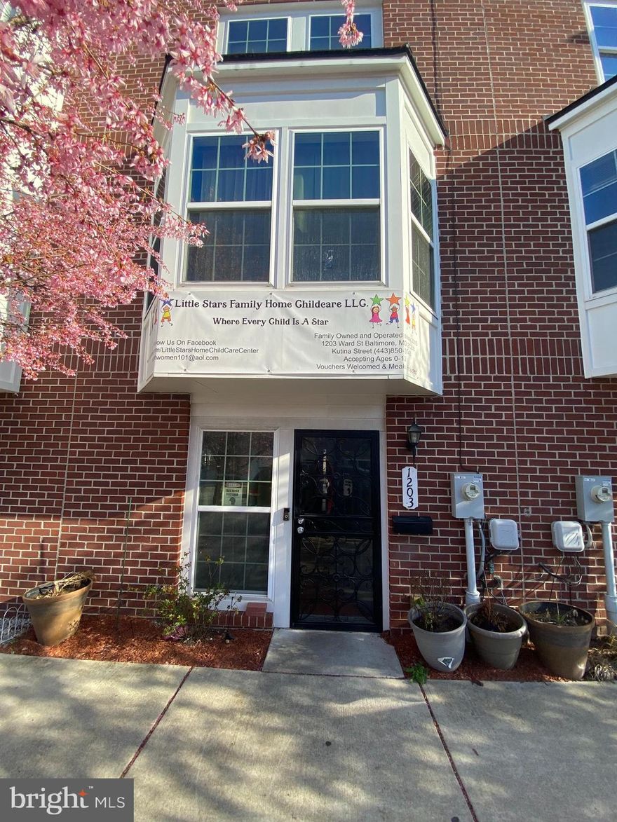 Owners Operate an In-Home Daycare. Please be sure to give 2-hour notice and wear a mask.
Welcome to 1203 Ward St, located minutes from Raven Stadium, Orioles Stadium, and Federal Hill. Minutes from downtown.  This home is a 3bd 2 full bath-great opportunity for investors to move-in buyers looking in 21230 or first-time home buyers.  Property is being sold as is.