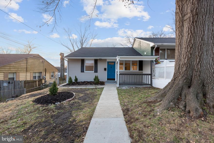 Ready to move in renovated 4BR/2ba semi-detached cape cod.  Home features include granite countertops, stainless steel appliances, recessed lighting, and fenced yard.  Minutes from Washington, D.C, restaurants, and shopping.