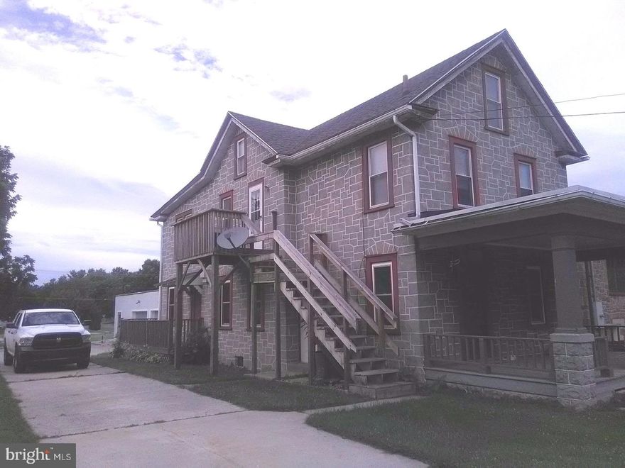 Very nice affordable rennovated 2nd floor apartment with off street parking and large rear yard.  Located on Main Street in Morgantown Pa, close to PA turnpike and 15 min to Downingtown, Exton.  This apartment has 2 bedrooms, very large open kitchen, finished upper level for a den or media.  Included is a washer, dryer and refrigerator.  Rental application and references are required.  This is a quiet location above a business and all applicants will chose to use Rentspree Application, link imbedded in the property listing.   Rentspree is online application process to perform all background checks, credit, etc. and this Rentspree has a fee.  Applicants may also chose an Agent to perform the application process with you and for you.  Please ask your Agent any questions about this process as renters must qualify first before appointments are granted.