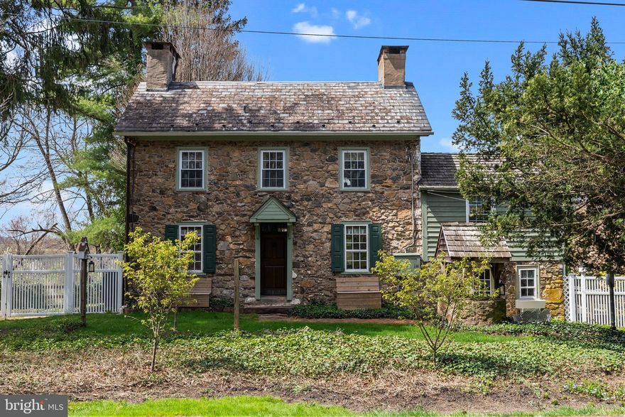 Welcome to this charming  18th c stone home  built in 1753, nestled in the serene Council Rock School District, offering the perfect blend of comfort and tranquility.

As you step onto the property, you're greeted by lush greenery and the peaceful ambiance of the surrounding landscape. The house boasts a classic historic design, exuding warmth and hospitality. 
Upon entering, you're welcomed into a living area with pumpkin pine hardwood throughout the home.

The kitchen is a chef's delight, featuring sleek countertops, stainless steel appliances, and ample cabinet space for all your culinary needs. Whether you're whipping up a quick meal or preparing a gourmet feast, this kitchen has everything you need to make cooking a joy.

The house offers three cozy bedrooms, each providing a peaceful retreat at the end of the day. The master bedroom boasts its own en-suite bathroom, complete with a soothing atmosphere, the second and third bedrooms are perfect for guests or family members. Outside, the property truly shines with its stunning
outdoor pool, providing the perfect oasis for relaxation and recreation during warm summer days. Imagine spending lazy afternoons lounging by the poolside, surrounded by the sounds of nature and the gentle rustle of leaves. For those with a penchant for tinkering or in need of extra storage space, the detached garage offers ample room for parking your vehicles or storing outdoor equipment. This home was featured in the Bucks County Magazine  in 2012.