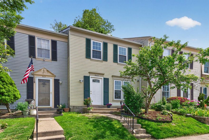 OPEN Sat 5/9 1-3pm, Sun 5/10 11-2. A lovingly updated townhouse on a quiet street.  Ready for move in.  Redone kitchen with new cabinets and granite counters.  New dishwasher and new, upgraded stove with air-fryer functionality.  New carpet, paint and door hardware throughout.  New bath vanities & fixtures.  Three light-filled bedrooms upstairs.  The home’s oversized living room opens to a grassy, private fenced yard backing to trees.  Low maintenance: HOA is responsible for roof, siding & other exterior elements.  Roof is 5 years old. High-performance American Standard HVAC is only 8 years old.  Hot water heater is 1 year old.  Convenient location close to Route 28 and other major commuter routes w/ easy access to Dulles Airport, Reston and Ashburn.  WO&D trail adjacent to community.  Steps away from grocery & shopping.