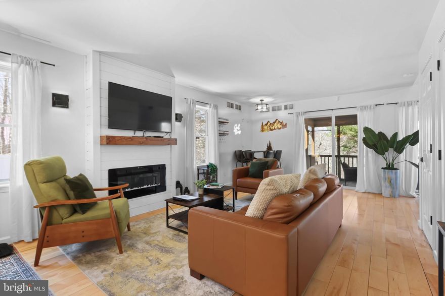 Escape to the peace and beauty of riverfront living in this charming wood-sided chalet on 1.2 acres! Wake up to the gentle sounds of the river and unwind on your screened-in porch, the perfect spot to take in stunning sunrises and sunsets. This home is packed with upgrades, including 6-inchspray foam insulation, a 2-year-old A/C heat pump with propane backup furnace, a newly paved asphalt driveway, a Nerweco aerobic septic system, PEX piping, 10-foot basement ceilings, and an on-demand propane water heater. Located near top Pocono attractions, you'll have easy access to skiing, fishing, hiking, golf, shopping, and more. Plus, it's in a Short-Term Rental Friendly community—making it a great investment or personal retreat. Don't let this one slip away! Call today to schedule your showing!