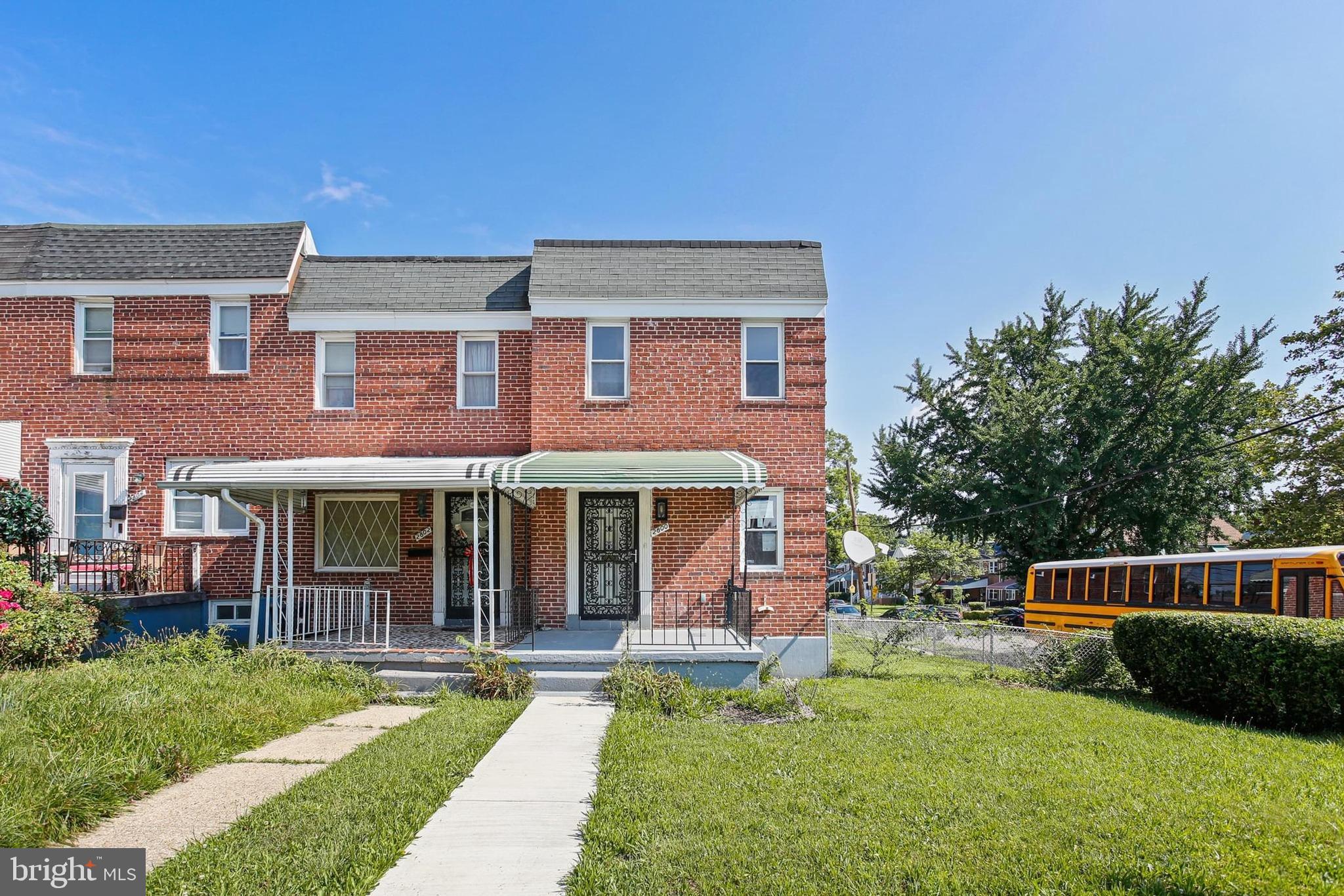 This charming 2 bedroom and 2.5 bath brick townhome boasts new updates from top to bottom: Brand new light fixtures, brand new drywall, brand new flooring, brand new cabinets and counters, fresh paint, brand new downstairs bathroom, brand new HVAC, and brand new electrical - come take a look! The main level welcomes you with an open flow between the living room, half bath, and the kitchen/dining area — ideal for everyday living and casual entertaining. Upstairs, find two sun-filled bedrooms and a full bath with shower/tub. Additional highlights include a partially finished lower level with bonus room, full bathroom, and utility area with extra storage potential. Outside, the fenced rear yard is the perfect spot to grill out with family and friends. Blending timeless character with modern potential, this home is ready for your personal touch. Don't miss!
