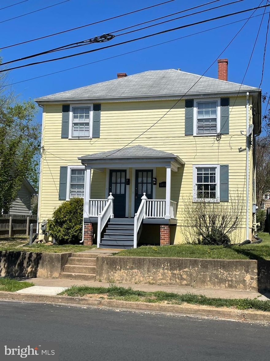 Available Now....Quaint 2 Bedroom/1 Bathroom apartment on the upper level of a 2 story Duplex.  Hardwood floors. Central AC/Heat. Deck off the back with steps connecting to spacious yard.  Washer/Dryer on-site in shared basement.  Please No Animals and No Smoking.  Seeking applicants with at least 650 credit score and proof of income at 3 times the rent.  Photos taken prior to last occupant.