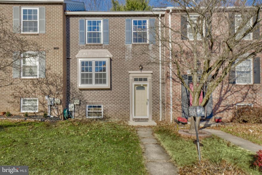 Nice 4 Bedroom, 2.5 Bath Brick Front Townhome On Quiet Court Location.  Large Bright Eat-In Kitchen With Wood Floors, Bay Window, And Ceramic Backsplash. Updated Appliances. Separate Dining Room. Spacious Living Room Opens To Rear Deck With Private Setting. Three Bedrooms Upstairs With Ceiling Fans. Finished Lower Level With Fourth Bedroom And Half Bath. Family Room With Bulit-ins And French Doors Open To Patio. Updates Include HVAC, Windows, Bathrooms. Great Home!