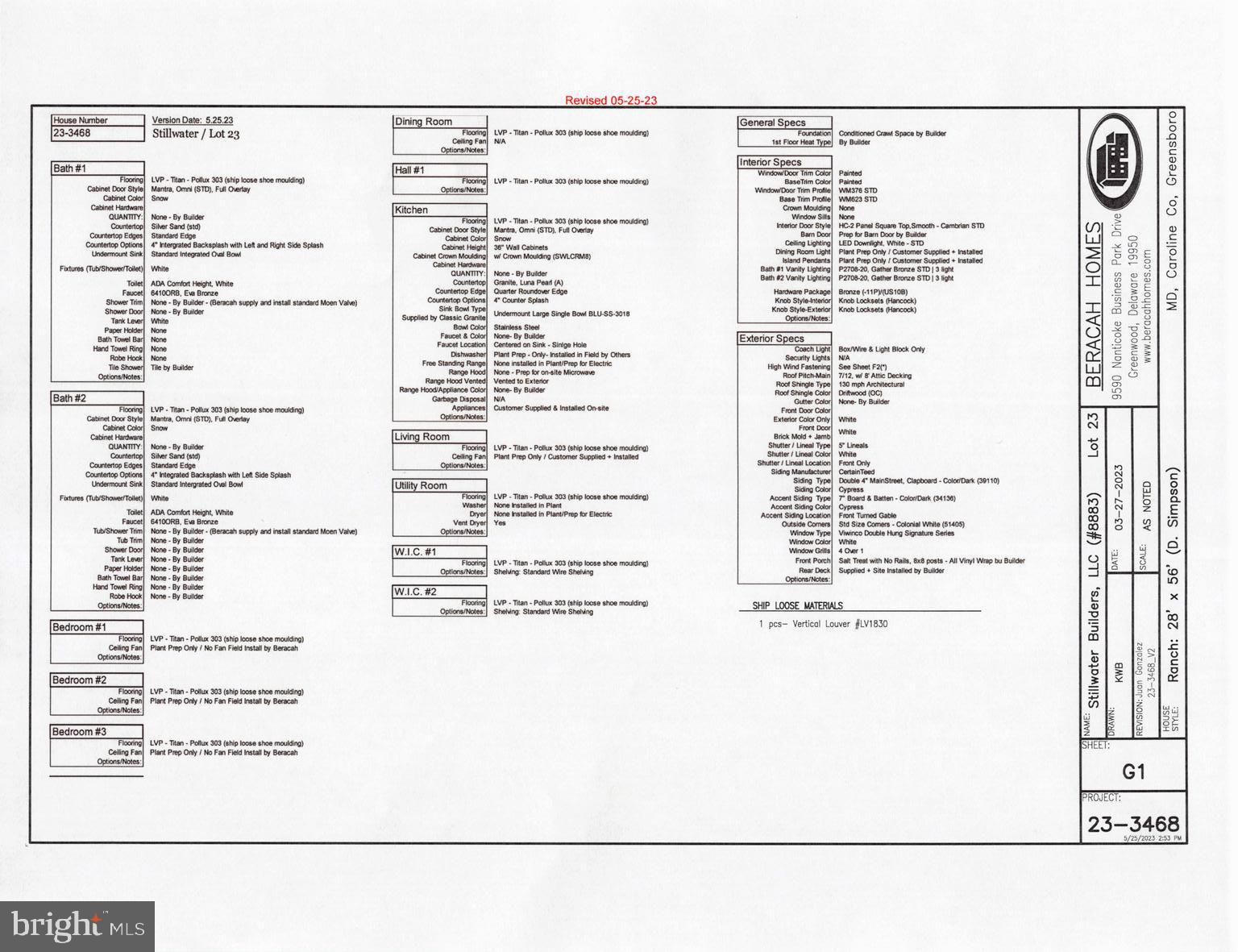 CAROLINE FARMS - Residential