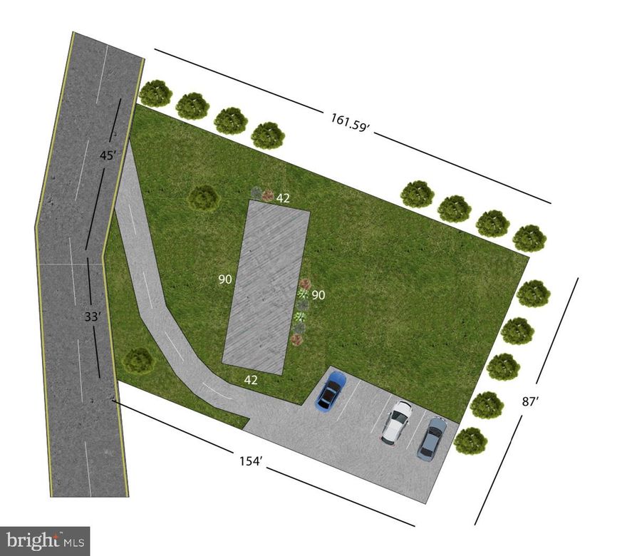 PROFESSIONAL PHOTOS COMING SOON! Berkeley Springs Living! Welcome home! Build your dream home here, close to town and all your amenities! The property just minutes from the new bypass, which will make your daily commute that much faster! This property is ready to build. Wanting a ranch style home or manufactured home? There is an existing foundation on the property, which will save you thousands! The property is serviced by public water, public sewer, and electric is ready and available. Hookups are on-site! The seller says permits are already pulled, more details to come! The seller is offering to install a paved driveway post-closing for the lucky buyer! See the 2D rendering in the photos for a rough idea.