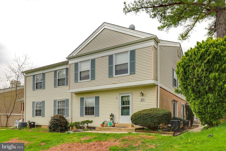 Welcome home to this light and bright 3 bedroom 1.5 bathroom End Unit home. Walk into the spacious living room with  carpeting and large window. Easily flow into the dining room/ kitchen combo with sliding glass door. Kitchen provides plenty of cabinet space and stainless steel electric oven. Upstairs are three bedrooms with closets and newer bath. The finished basement with half bath is perfect for additional living space or rec-room. Easy access to community amenities such as outdoor pools and parks. A few blocks away from shopping centers, restaurants and major roads. You do not want to miss this one!