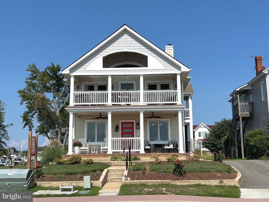 Charming Waterfront Gem on Solomons Island!
Explore this custom-built, mixed-use property offering endless possibilities. The main level features two spacious professional office spaces, perfect for a business or studio. Upstairs, the second level boasts two apartments—one with stunning views of the Patuxent River and the other overlooking the peaceful creek. The third level features a unique cupola and a half bath, offering panoramic views and a serene space. An elevator provides easy access to all three floors.

Enjoy outdoor living with a front porch, back deck, and a balcony, adding extra space to relax or entertain. The property includes an unfinished basement, a fenced yard, an outbuilding, shed, and a pier equipped with water and electric. Ample parking is available.

This property does need some TLC but offers the perfect canvas for customization. Showings are by appointment only for prequalified buyers.  New roof to be installed.
Ready to discover the potential? Don’t miss out on this incredible opportunity in the heart of Solomons Island!