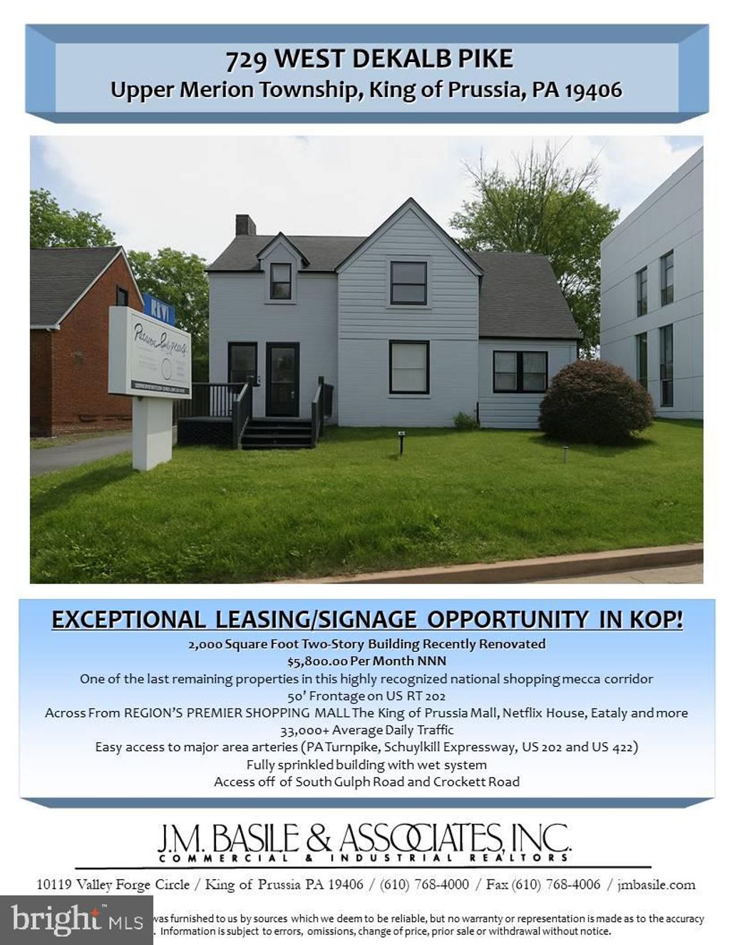 Photo of 729 W Dekalb Pike, KING OF PRUSSIA, PA 19406 (MLS # PAMC2158730)