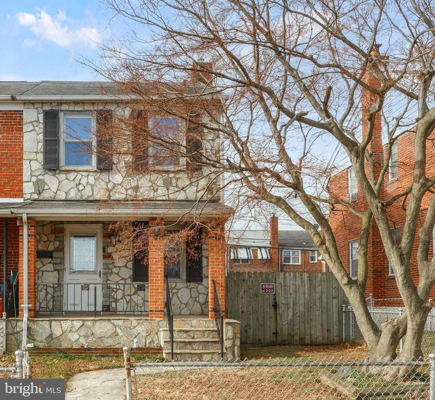 Are you looking for a "Porch front"  End of group,  three bedroom townhome in move in condition,  if so, this home is for you!!!! Freshly painted thru-out! kitchen has been updated with new cabinets and a gas stove, the counter-tops are granite and  the refrigerator, dishwasher and gas stove are included! Cozy family room in lower level with knotty Pine panelling and large utility room with walk-out to rear fenced yard. Beautiful refinished wood floors on the first floor and second floor! The gas furnace, gas hot water heater and the a/c unit are  approximately 7 years young! You will love the privacy in your fenced yard for all your summer fun! Sit back and watch a baseball game on your 15 x 5 porch front home! Truly a wonderful home, come see!