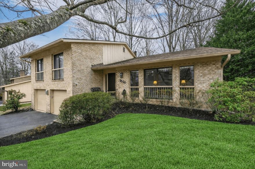 Sought-after Potomac Springs! Beautifully maintained, this home boasts sunny living spaces and many updates throughout. The open foyer leads to a large formal living room with vaulted ceiling. The well-appointed kitchen and cozy family room provide access to an inviting deck and private, mature landscaped backyard. The upper level features the primary suite with dressing room and en-suite bathroom with two vanities, as well as three bright bedrooms and a full hall bathroom. Lower level is complete with a spacious recreation room, office, full bath, laundry room and a large storage room with built-in shelving. Lush landscaping, private driveway, and two car attached garage round out this lovely property.  Enjoy access to the 42-acre Potomac Woods Park with its walking trails, sports courts, and playground. Additionally, this home is steps to Park Potomac and near great schools and major commuting routes. Open Sunday, March 1st, 1-3pm