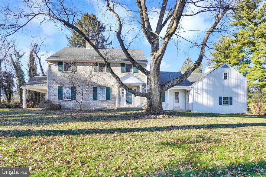 Now is your chance to own this lovely Colonial style home that sits on just under an acre of land. Situated in the desirable Tyler Run neighborhood, this home is just minutes from I-83, grocery stores, and many restaurants.  As soon as you walk in to the spacious entry level, you are greeted with beautiful hardwood floors, built in shelving, a brick wood burning fireplace, roomy dining room, and recessed lighting as well as tons of natural light. You can enjoy time on either the large covered side patio or rear patio. In the kitchen you'll see endless granite countertops, subway tile backsplash, and white kitchen appliances to match your cabinetry. The second floor is also a treat! There you will find 5 bedrooms and 2 full baths. Stunning hardwood flooring is all through-out the second level as well. You'll also find the the primary bath has been marvelously been upgraded with a custom tiled shower. There is a great deal of storage in the house. So much more room in the basement, upstairs storage room, and closets all around. The property has a large two car garage along with a nice and long driveway. This is the perfect home for entertaining!
