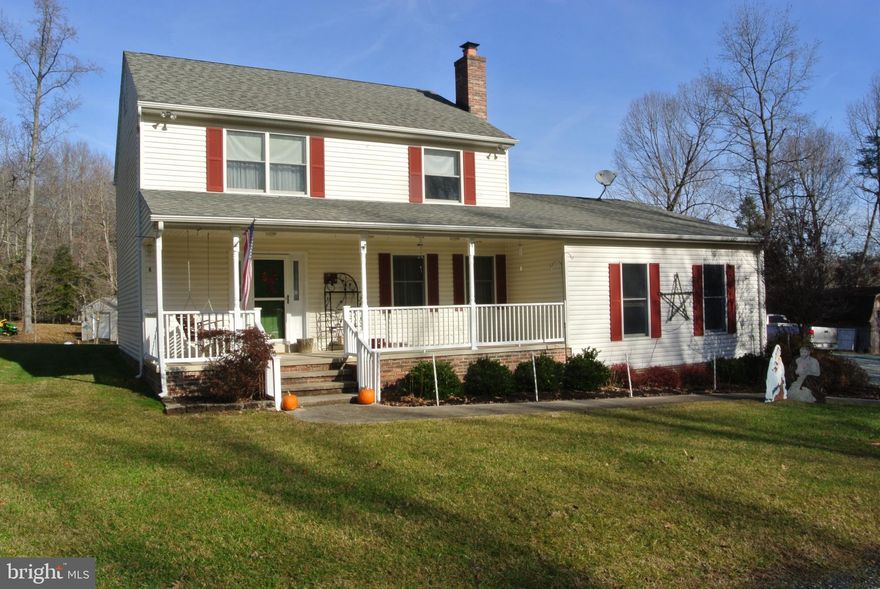 Ten Acres of Privacy just minutes from La Plata.  Well maintained Colonial with lots to offer.  Septic was upgraded to the Nitrogen Abatement System.  Home was built with 2x6 walls and owner has plan to expand the home to twice its size.  Lot is enrolled into a renewable forestry program to help keep taxes lower.  Upstairs "Office"  was originally an unfinished bath.  There is a 14x40 Shed with electric.  Large Level Back Yard.  Great Commuter Location.  Ten Acres could be used for Hunting, 4 Wheeling and exploring.  Close to Schools and Shopping.  Eligible for 100% Financing thru USDA (If Qualified)