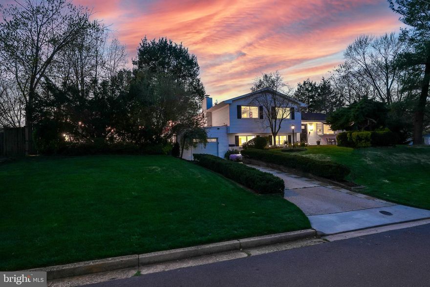 Welcome to this immaculate split-level home, boasting 4 bedrooms and 3 bathrooms, situated in a serene neighborhood. The spacious family room is adorned with a huge bay window, allowing natural light to flood the space, creating a warm and inviting atmosphere.  The wall-mounted gas fireplace is a delight in the colder months. Perfect for gatherings or quiet evenings, this room sets the tone for comfortable living. The heart of the home lies in the large updated kitchen, equipped with newer stainless steel appliances, a breakfast bar and elegant granite countertops. Whether you're a culinary enthusiast or simply enjoy preparing meals, this kitchen offers ample space and functionality to suit your needs.   Adjacent to the kitchen is the dining room, providing an ideal setting for enjoying meals with family and friends.  Step into the full glass, four-season sunroom equipped with separate A/C and heat, a tranquil space where you can unwind and enjoy panoramic views of the surrounding landscape. This versatile area can be utilized as a cozy retreat or an entertainment space, accommodating various lifestyles and preferences.  The primary bathroom and hall bathroom have been thoughtfully updated, featuring modern fixtures and finishes that add a touch of luxury to your daily routine.   Stepping down to the spacious basement you'll find a wood burning fireplace and new windows.  Sound insulated home office with ample shelving can be also used as an additional bedroom.  Large sub-basement with generous and easily accessible storage space and a chest freezer.   Outside, the backyard oasis awaits, follow the flagstone walk way to the versatile in-ground heated pool surrounded by a custom flagstone pool deck and bathed in sunlight for most of the day.  Gas heater allows for pool to be enjoyed Spring through Fall.  Tropic seas hot tub seats 8 comfortably and sits on a raised deck allowing views of the pool and yard.  Whether you're hosting summer barbecues or enjoying a refreshing swim, this outdoor space offers endless opportunities for relaxation and recreation. Additionally, the private fenced backyard ensures privacy and seclusion, creating a serene retreat for you to enjoy.  As the sun sets, the nighttime pool lighting illuminates the water, casting a mesmerizing glow that transforms the backyard into a magical retreat, perfect for evening gatherings or quiet moments under the stars. This meticulously maintained home combines comfort, style, and functionality, offering a lifestyle of luxury.  Amazing central location just a short distance to major commuting routes, around the corner from the beautiful new Hogge Park (playground, pickle ball courts, walking track and community gardens), near Glen Forest neighborhood pool and close to all the shopping, restaurants and entertainment options in Falls Church and Arlington.  10 minute drive to Ballston Metro. Excellent public transportation nearby with regular bus service to Ballston, Shirlington, Tysons and Mark Center.