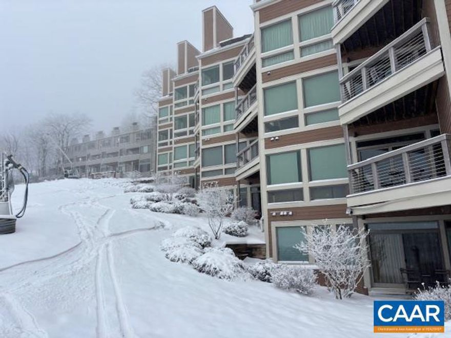 Just in time for ski season, a choice slope side condo on Diamond Hill ! This 2 bedroom 2 bath mid level getaway overlooks the slopes and mountains of Wintergreen. Fully furnished and ready to enjoy, this condo has an updated kitchen new flooring and a cozy living room with fireplace .Central air and heat. Gated parking at Diamond Hill insures plenty of parking. This condo has never been rented but could be a strong rental if desired. Convenient to Mountain Village, restaurants, music and crafts festivals, and fireworks on the 4th of July!,Quartz Counter,Wood Cabinets,Fireplace in Living Room