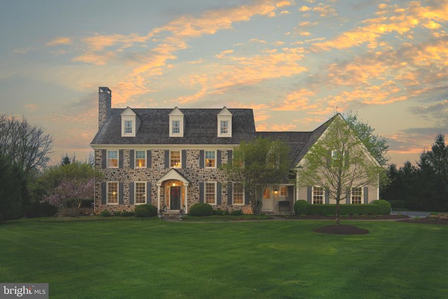 Welcome home to this exceptionally maintained custom built home by John Arrow - golf course living at its finest! Backing to the prestigious Lookaway Golf Course and sitting gracefully amongst an enclave of 10 homes this property offers everything today's family could want. The beautifully appointed kitchen is clearly the heart of the home - filled with natural light and overlooking the almost 2 acre property, it opens effortlessly to both the breakfast room and the dining room - offering many entertaining options. The soaring 2 story family room offers a wood-burning stone fireplace with access to the back stairway and home office with a wine/wet bar and captivating views of the course. An adjacent formal living room with gas fireplace, hall bath and mudroom complete the main level. Upstairs the master retreat has the same stunning views with a massive en-suite to include an updated bath with soaking tub, private shower, dual vanities and walk-in closet. Three more generously sized bedrooms and two full baths complete the second floor. The finished walk-out lower level offers even more room for entertaining, gym area, full bath, laundry room and ample storage space. Outside you'll find an oasis, perfectly situated to enjoy the golf course views yet offering privacy at the pool. French doors from the breakfast room open to an expanded cedar deck and screened in porch with built in speakers - ready for your summer parties, overlooking the carefully curated landscaping filled with beautiful perennials and flowering trees. A sample of the upgrades include a whole house generator, underground dog fence, irrigation system, hardiplank and stone exterior, inground pool with crushed abalone shells for added sparkle, built in sound system, 3 car garage...truly too many to list. Located in the Blue Ribbon school district of Central Bucks with easy access to 202/309/611 for commuting to NY/NJ/Philadelphia, this home is a rare find for the discerning buyer!