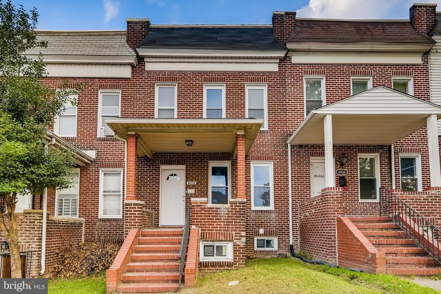 BACK ON THE MARKET! BUYER'S FINANCING FELL THROUGH! Step into this Charming Baltimore City interior rowhome and be welcomed with a traditional flow with lots of beautiful renovations and updates including stainless steel appliances, white cabinetry, granite countertops with ceramic flooring in the kitchen. This 3 bedrooms and 2 full bath sits conveniently on Belair Rd. Perfect for the on-the-go individual or family, the main level features LVT flooring throughout and neutral paint making this home ready for you to just move in. The lower level is completely finished with brand new carpet, an extra bedroom, and a walkout to your fully fenced backyard! Schedule your showing today! Title work already complete!