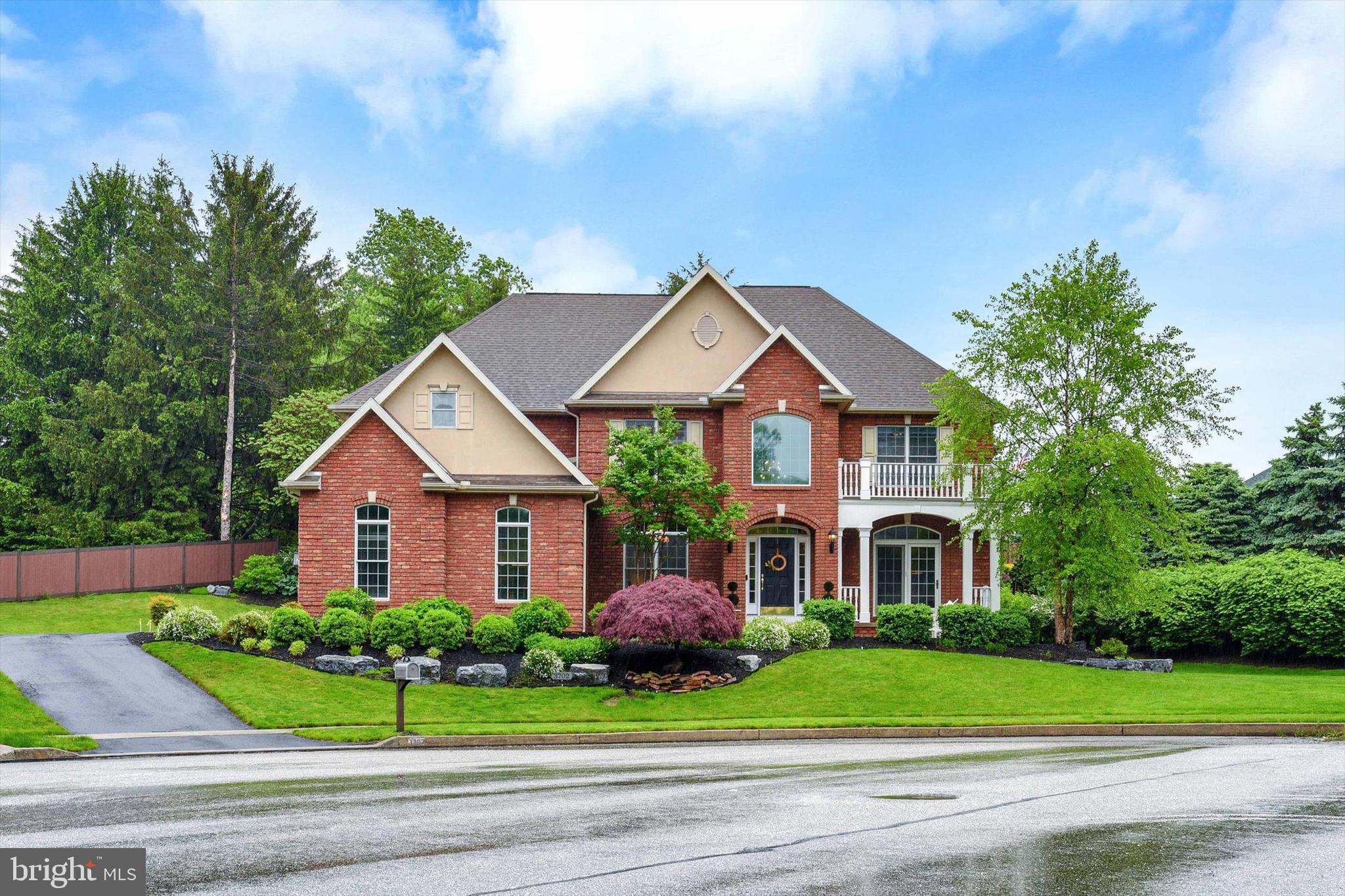 Welcome to 3702 Leyland Drive—a stunning 5-bedroom, 4.5-bath home located in Hampden Township within the Cumberland Valley School District. This spacious home features a finished daylight basement, 3-car garage, and over 4,000 square feet of living space designed for comfort and entertaining. Inside, you'll find beautiful hardwood floors, granite countertops, custom built-ins, and a large first-floor study perfect for working from home. The kitchen flows into a warm and inviting living area with a fireplace and formal dining space. Upstairs, every bedroom is connected to a bathroom—two with private en suites and two with convenient Jack & Jill setups. The finished lower level is a showstopper with a media room, game room, wet bar, and full bath—ideal for hosting or relaxing. This home combines function and elegance in a prime location close to schools, parks, and shopping. Don’t miss your chance to own this exceptional property!