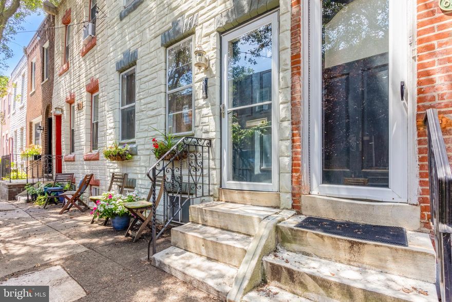 Welcome to 814 N. Judson! This charming 3 bedroom, 1.5 bath home is a true gem, situated on a friendly, tree-lined block in Fairmount. Enter a bright, open living room with plenty of space for a nicely sized dining table and original hardwood floors throughout. Continue on to find your kitchen with stainless steel appliances and original pressed tin ceiling adding to the charm. A large half bath was added conveniently off the kitchen. Head outside to the back patio, great for entertaining and grilling out while enjoying warm summer days. Upstairs you will find a spacious, light filled front bedroom with 2 large windows. Also upstairs is a middle bedroom and a rear bedroom/office. Basement has Washer/Dryer and additional storage. Short walk to the steps of the Philadelphia Museum of Art, Kelly Drive, Fairmount Park, and so many incredible restaurants, coffee shops, grocery stores, and other local businesses. Very convenient to public transportation and major highways.  Located in the sought-after Bache-Martin School catchment, this home is on an amazing block with year-round Edison bistro lighting.