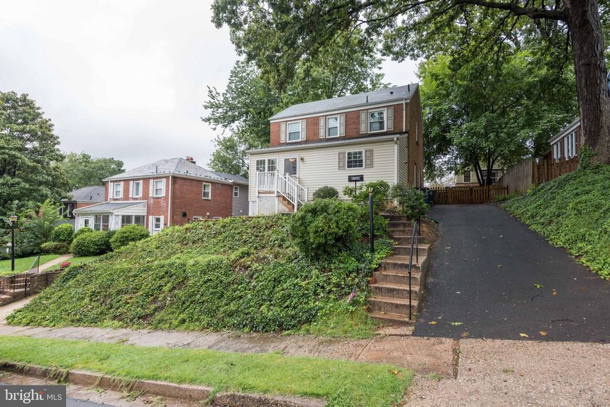 GREAT LOCATION: You must see this bright & beautiful 4 bedroom and 2.5 bathroom colonial brick/vinyl home. Hardwood floors throughout, newer large eat-in-kitchen and updated bathrooms. Main floor bedroom with full bathroom, separate dining room, mudroom/foyer entry, & full basement for dry storage with washer and dryer. One of the large bedrooms on second floor has a den that can be used as an office.  *Fireplace is Decorative* Cozy fully fenced shaded back yard and flagstone patio is perfect for relaxing and entertaining friends, and oversized driveway can hold up to 3 cars, with plenty of additional street parking available. Just a few blocks away from Westover shops and restaurants and major roadways. Tenant pays for all utilities and is responsible for ALL yard maintenance..  Pets size restriction and case by case.