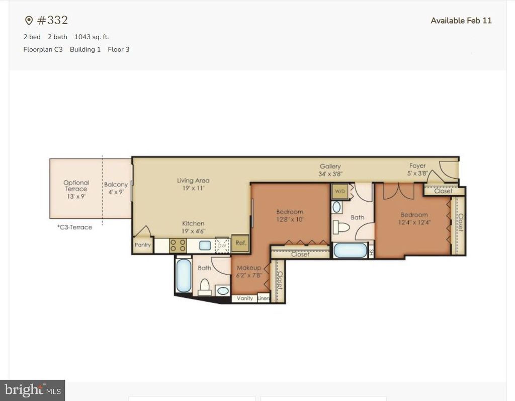 Photo of 1901 - 39 Callowhill Street #322, PHILADELPHIA, PA 19130 (MLS # PAPH2566264)