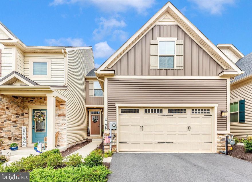 **SUMMER SPECIAL****CHECK OUT THIS AMAZING NEW PRICE** Golden Opportunity **
Attention all who love the idea of main-level living, this expansive home offers 2,516 Sq ft of finished living  space. Delightfully upgraded and rarely available Villa-style TH with all the bells & whistles in sought-after Harrington Trace. Only 4 years young with everything you've ever wanted in your new home--pride of ownership shines throughout. No other Villa home quite like this one--owner chose the beautiful sun-room option AND  the charming covered deck offering plenty of room for relaxing and entertaining.  Additional upgrades include custom plantation shutters and luxury vinyl plank flooring throughout the 1st floor, fully fenced rear yard, recessed and under-cabinet lighting in kitchen which also features quartz countertops, stainless appliances, gas range & pantry and access to laundry & two car garage--all creating a true "main-level" living opportunity with spacious primary bedroom & full bath.  Upstairs are two large guest bedrooms & large full bath.  The lower level includes a huge recreation area with full bath.  Potential for 4th bedroom with egress window already in place--leaving still more room for storage.  You'll love the 2-zone HVAC, on-demand hot water heater & Nest home thermostat. 
All of this is conveniently located for preferred commuting routes with easy access to 70,270, 15 & 340. You can literally get anywhere from Harrington Terrace, including shops, recreation, downtown Frederick & more.  Don't wait another moment to make this Home Sweet Home your own!