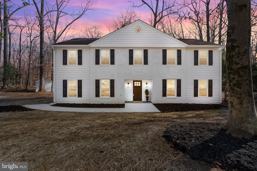 Completely renovated, custom designed modern french country home sitting on a 1.64 acre partially wooded lot in the sought after quaint community of Oak Hill. This 4 bedroom, 2.5 bath colonial is practically new! The home has all new windows, paint, trim, doors, fixtures, lights, a new frameless shower door, stunning tile work, high end vanities, stand-alone ceramic tub, black hardware, craftsman staircase, waterproof Pergo flooring, new gutters and so much more. The new kitchen includes, brand new white shaker cabinets (with a coffee bar), upgraded quartz countertops, a farmhouse sink and new stainless steel appliances. The ceiling beams and  custom designed fireplaces add character to the home.  This home is open and spacious with multiple common areas. Enjoy your morning coffee in the completely finished sun room. 

In addition to the cosmetic upgrades to the home, major components such as the Septic System, HVAC, garbage disposal, electric panel have all been replaced as well!! 

The backyard has a large patio overlooking a vast backyard, with a beautiful view and a large workshop! This home is custom designed - boasting of all the latest home trends and offers a calming neutral color palette. 

There is so much to love about this fully renovated home! Schedule your tour today!