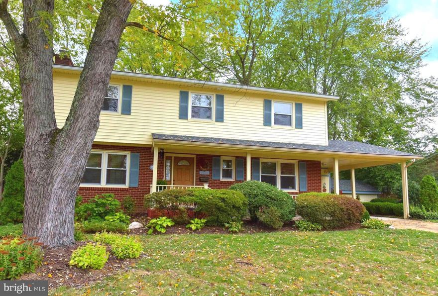 This beautiful meticulous home has so much to offer... desirable floorplan that includes 3 full updated levels  with generous room sizes, a gorgeous park-like backyard setting, Waynewood elementary school and a WW pool membership is available! Brand new roof and new HVAC system just completed in 2019! Gleaming hardwood floors, light filled rooms include 4 spacious upper level bedrooms, inviting living room with gas fireplace, main level office/guest bedroom with  built-ins, formal dining room with custom moldings, updated kitchen with new Anderson sliding patio door that brings the outside in! Professionally landscaped fenced backyard includes entertaining size deck, custom brick patio with landscape lighting and tidy garden shed!  Walk out lower level includes large family room with party bar/refrigerator, laundry room, utility room and lots of closets throughout! Convenient carport and driveway with storage shed. Near parks, pools, and GW bike trail. Convenient to Old Town shops and restaurants, great commute, near metro, express bus, airport and GW Parkway! Opportunity knocks, everything is done, just move in and enjoy! Please see floorplans in document section.